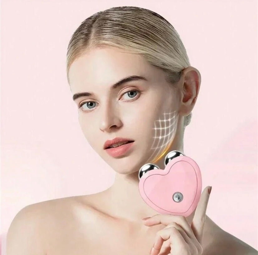 Electrical EMS Facial Massager Mini Portable Micro-current Facial Lifting Massage Roller