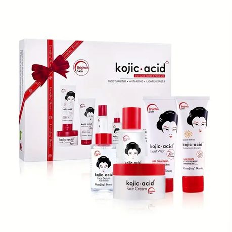 GuanJig Beauty Kojic Acid Skin Care Series 5 Piece Set