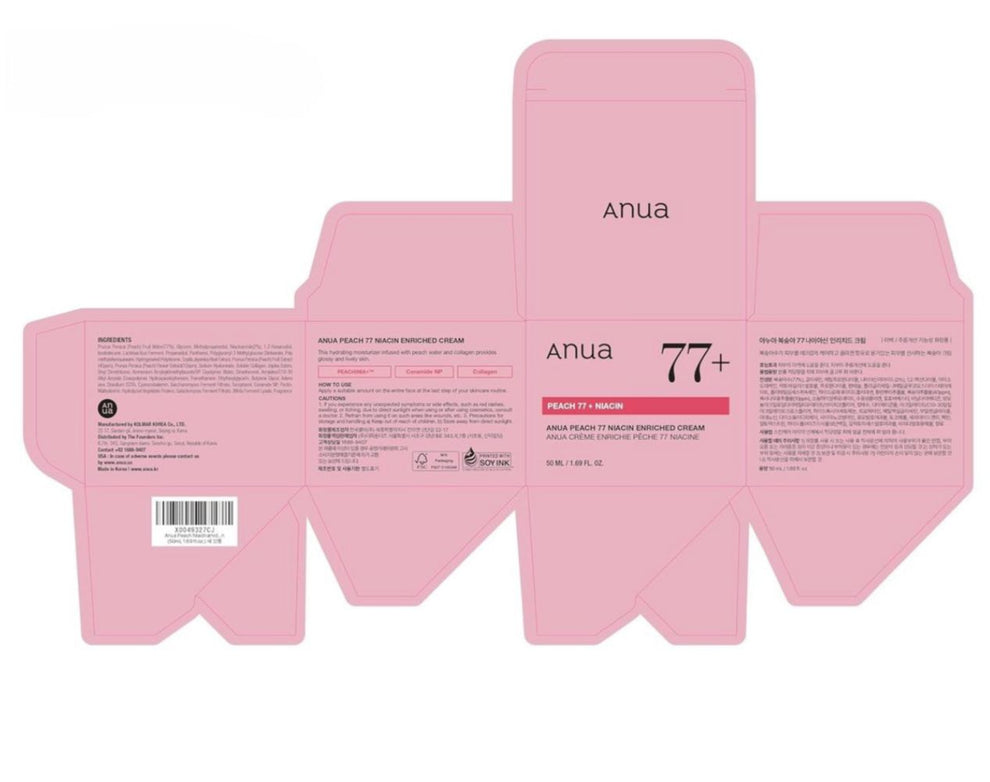 Anua Peach 77 Naicin Enrich Cream