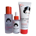 Kojic Acid Face Wash, Toner & Face Serum Complete Brightening Routine Combo